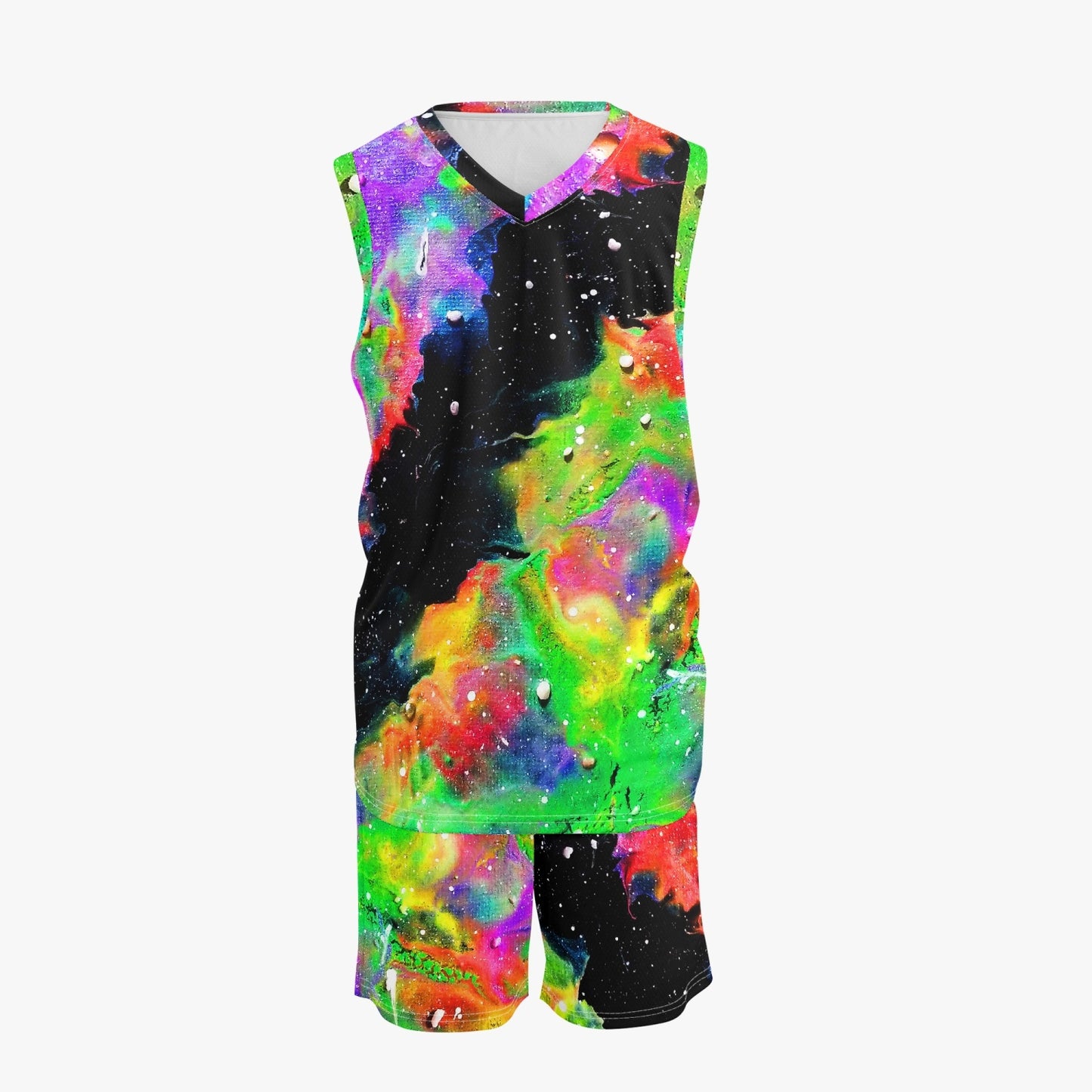Galactic Rainbow Basketball Jersey Set