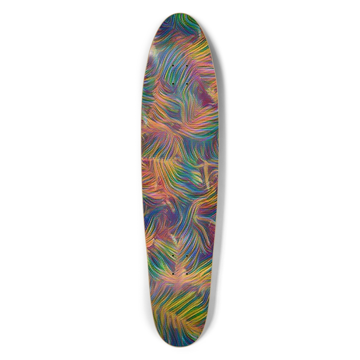 Glow in the Dark Funky WhispersCustom Longboard