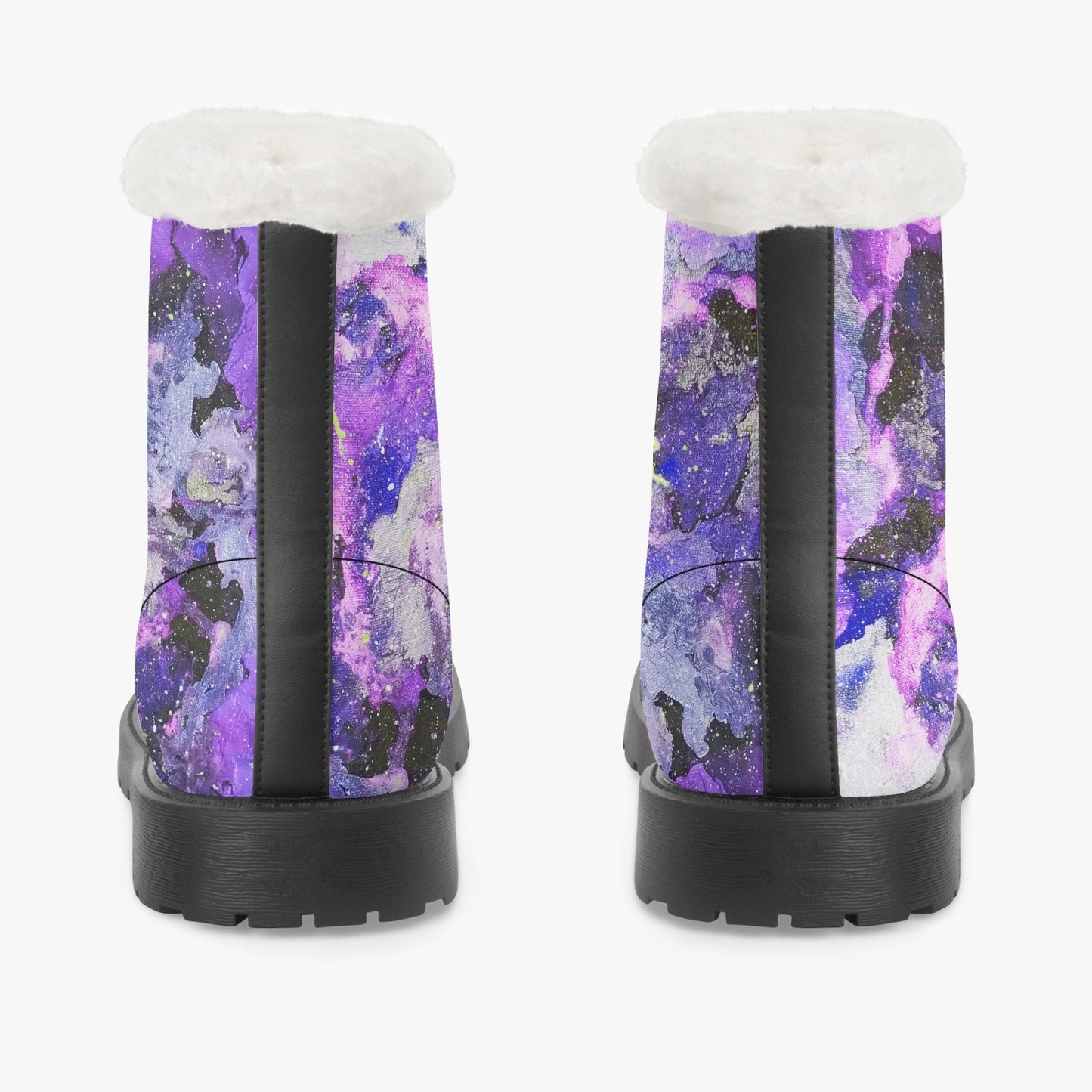 Fly High Faux Fur Leather Boots