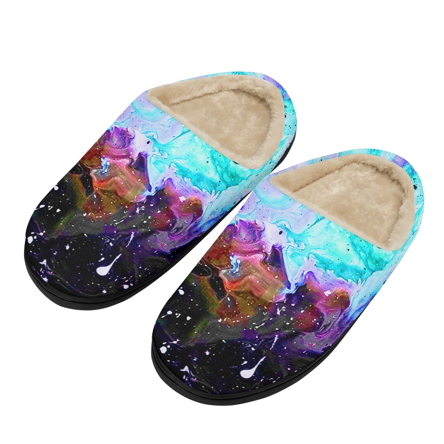 Galactic Fire Unisex Fluffy Winter Slipper Room Shoes