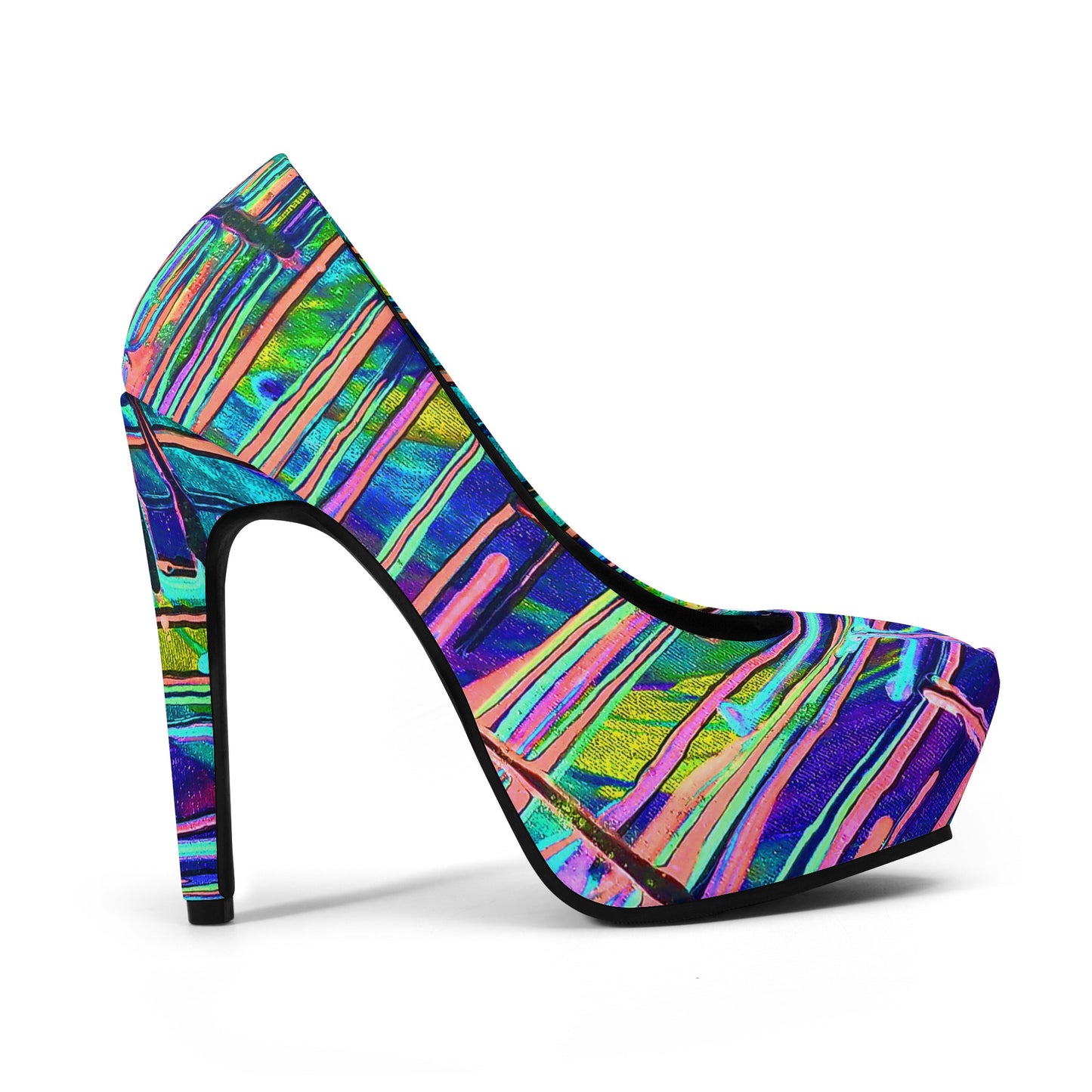 Drip Women Platform Pumps 5 Inch High Heels