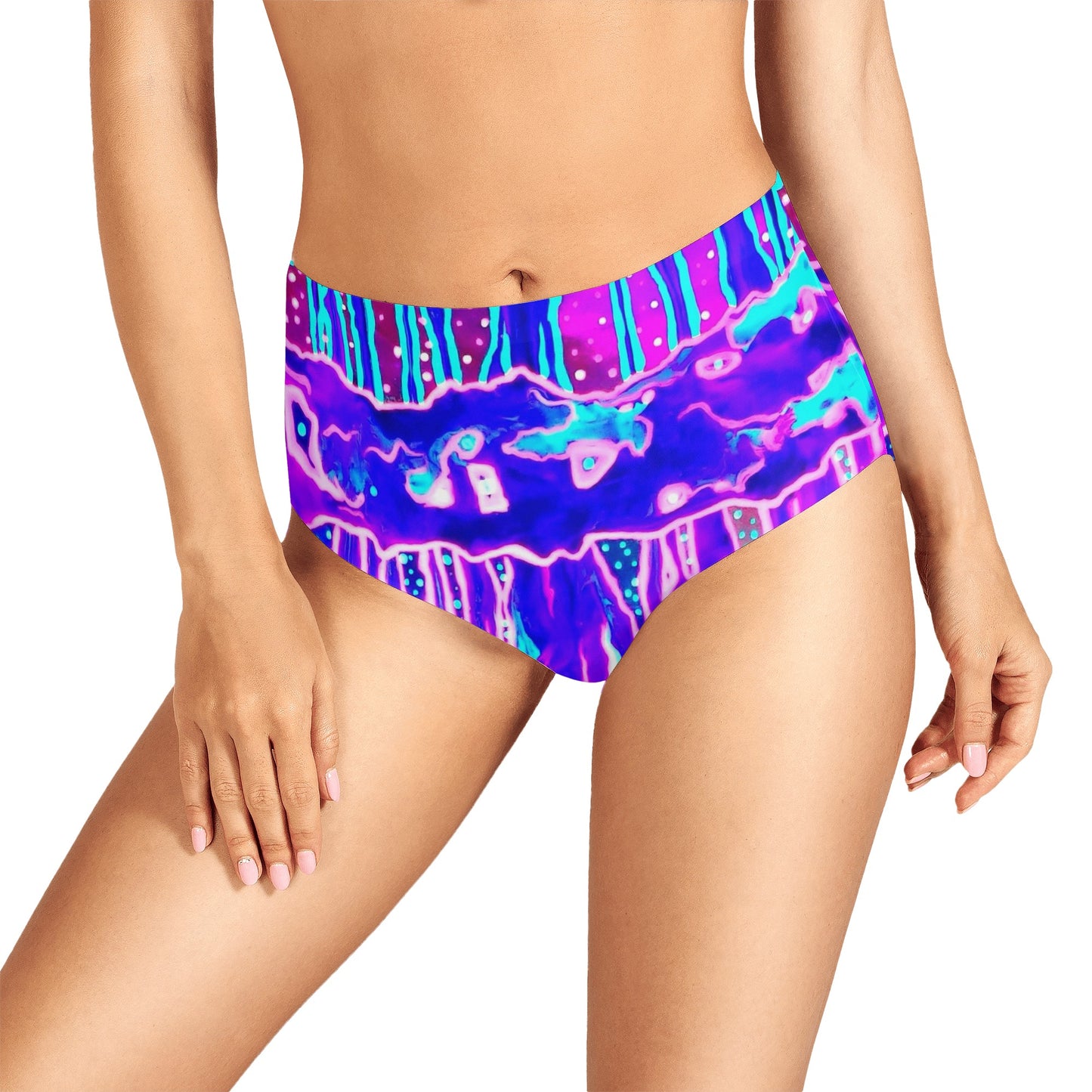 mystic Cave Womens High Waisted Briefs