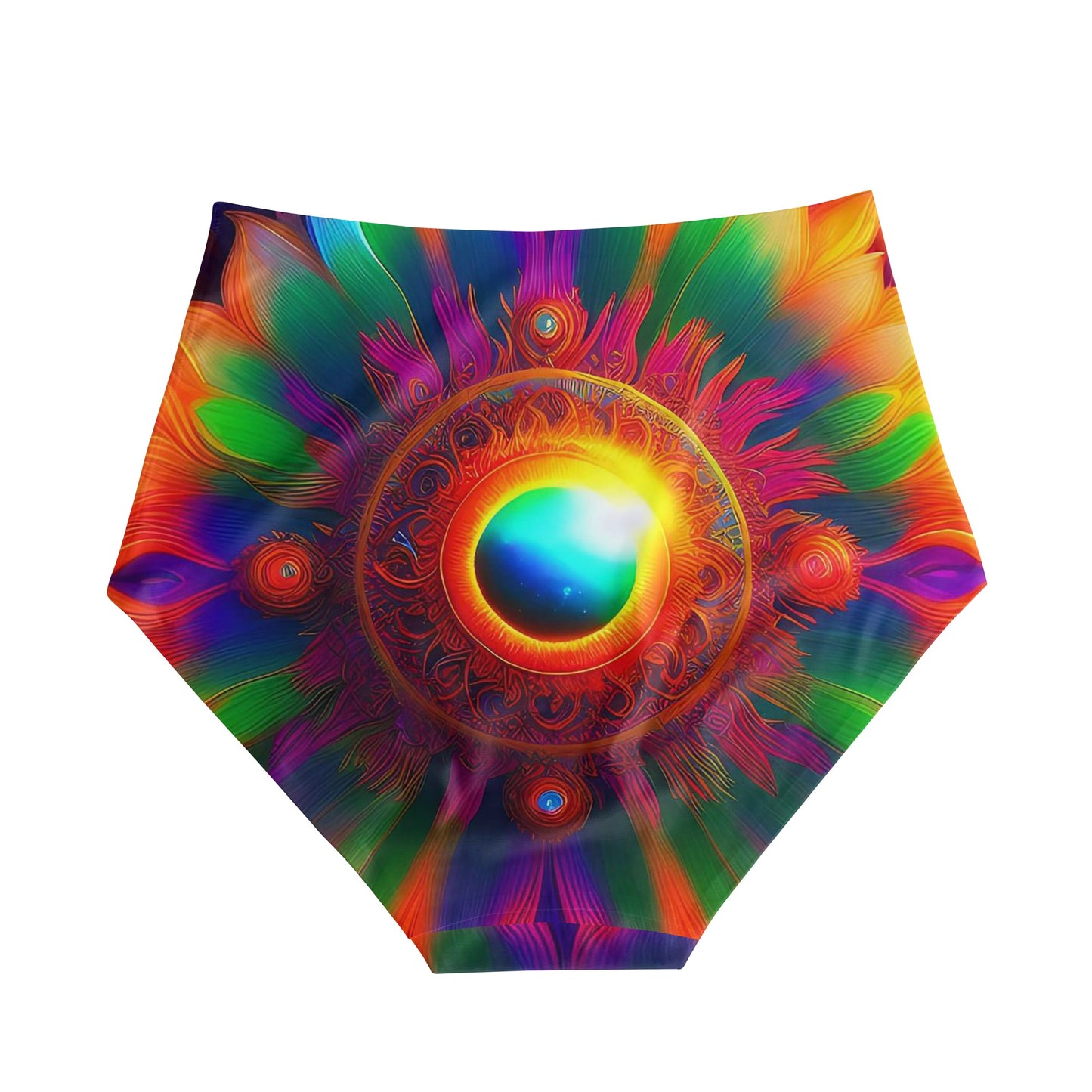 Sun-Dala Womens High Waisted Briefs
