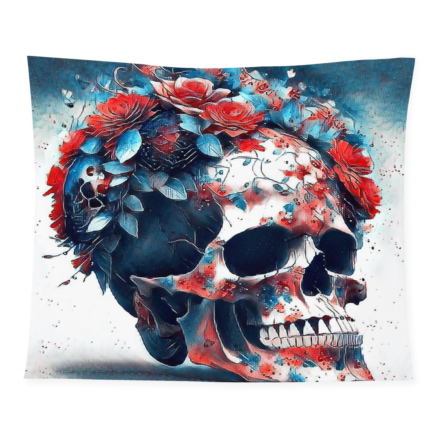Sugar Skull Wall Tapestry