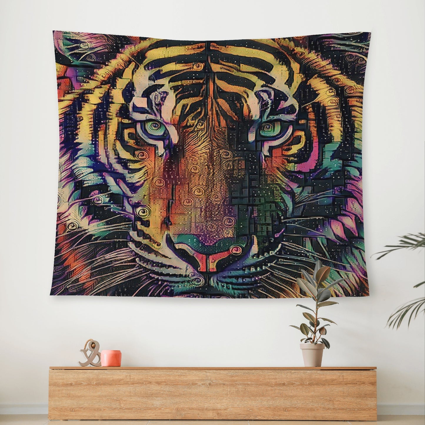 Tigerz Eyez Wall Tapestry