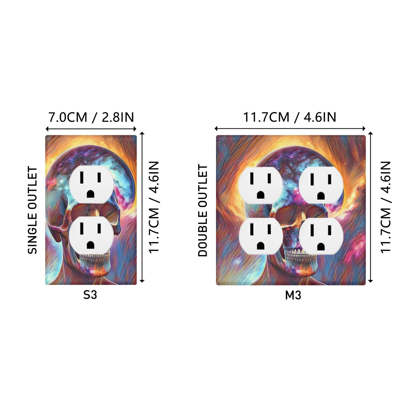Third Eye 3 Style Combination Wall Plates