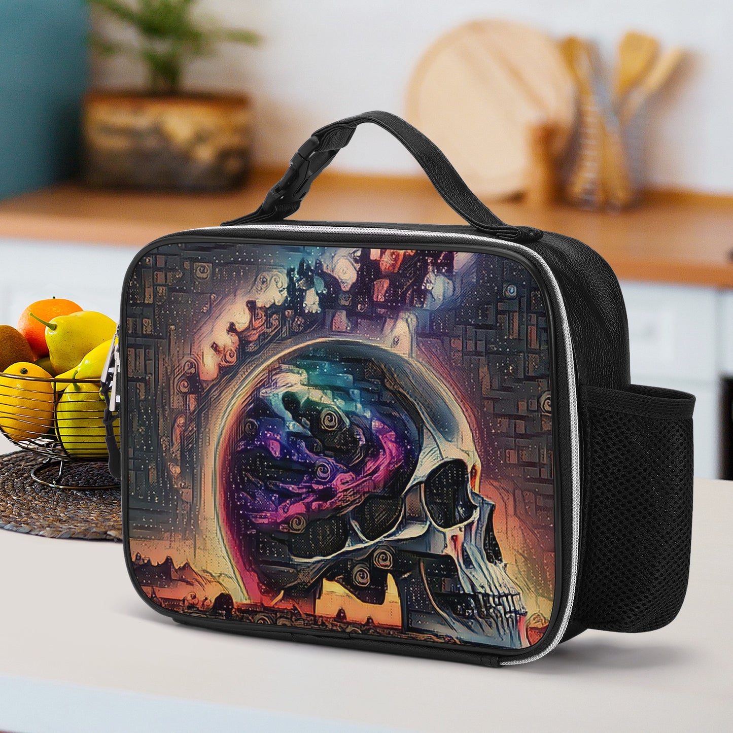 We are One Detachable Leather Lunch Bag