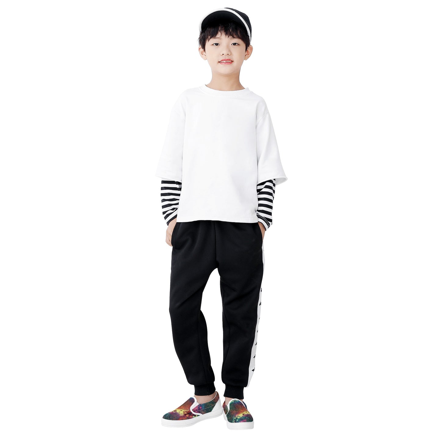 Starry Night Kids Slip On Shoes