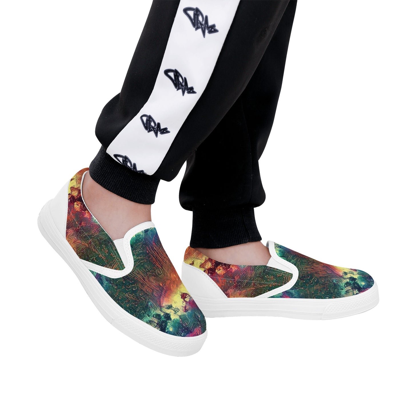 Starry Night Kids Slip On Shoes