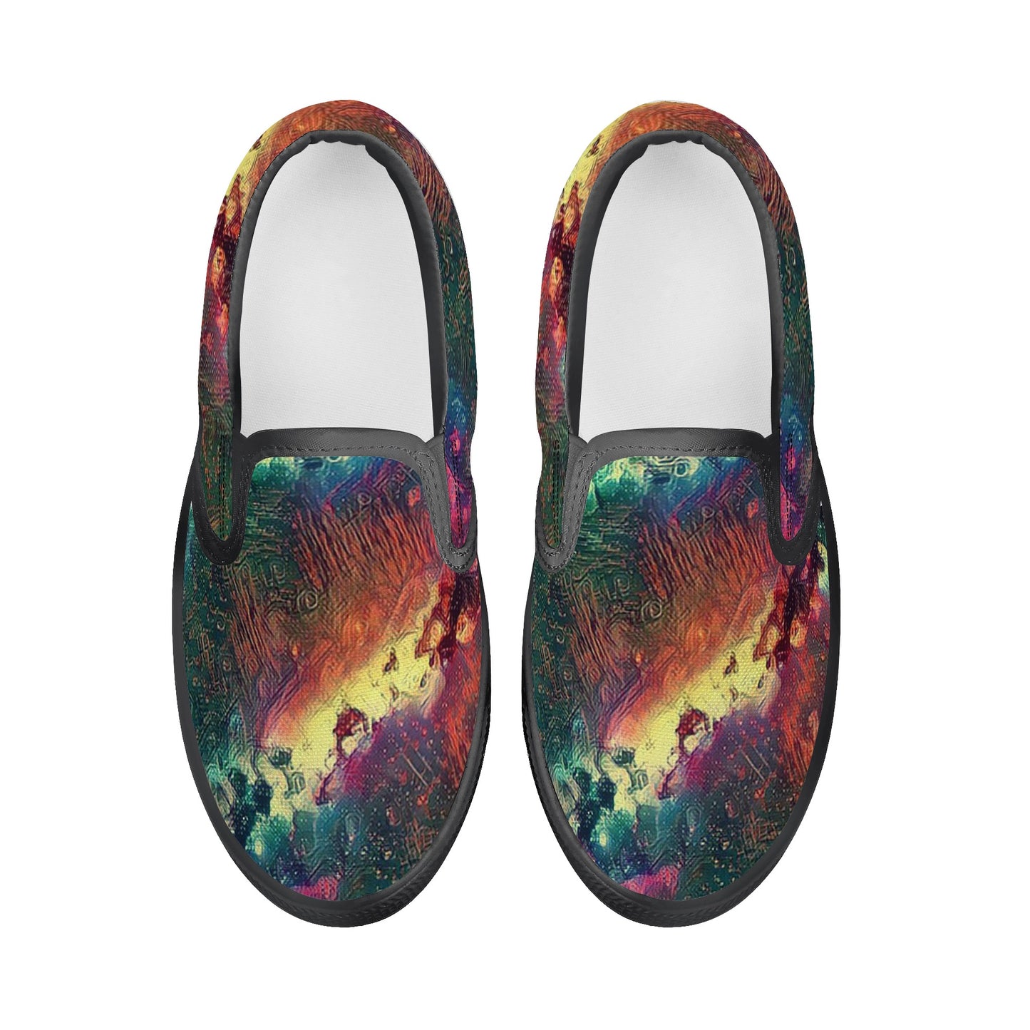Starry Night Kids Slip On Shoes