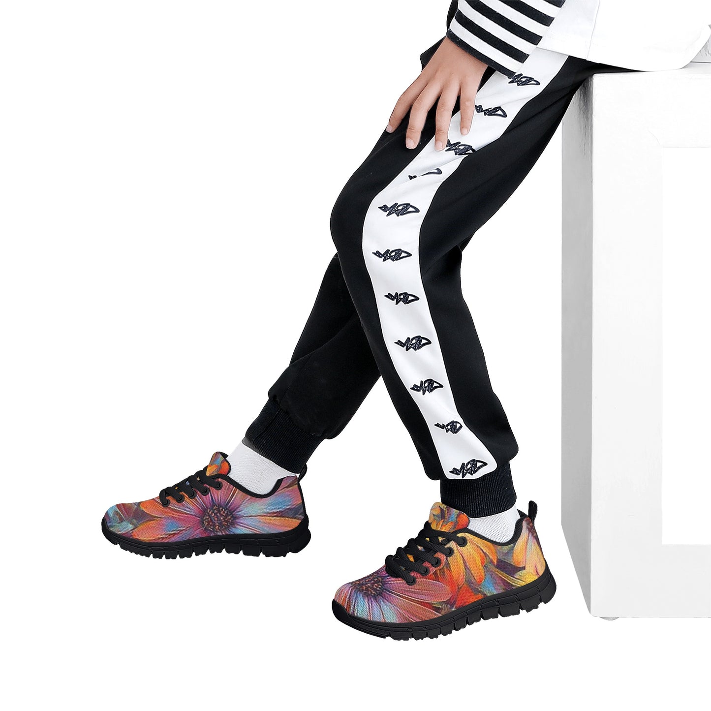 Pushing Daisies Kids Running Shoes