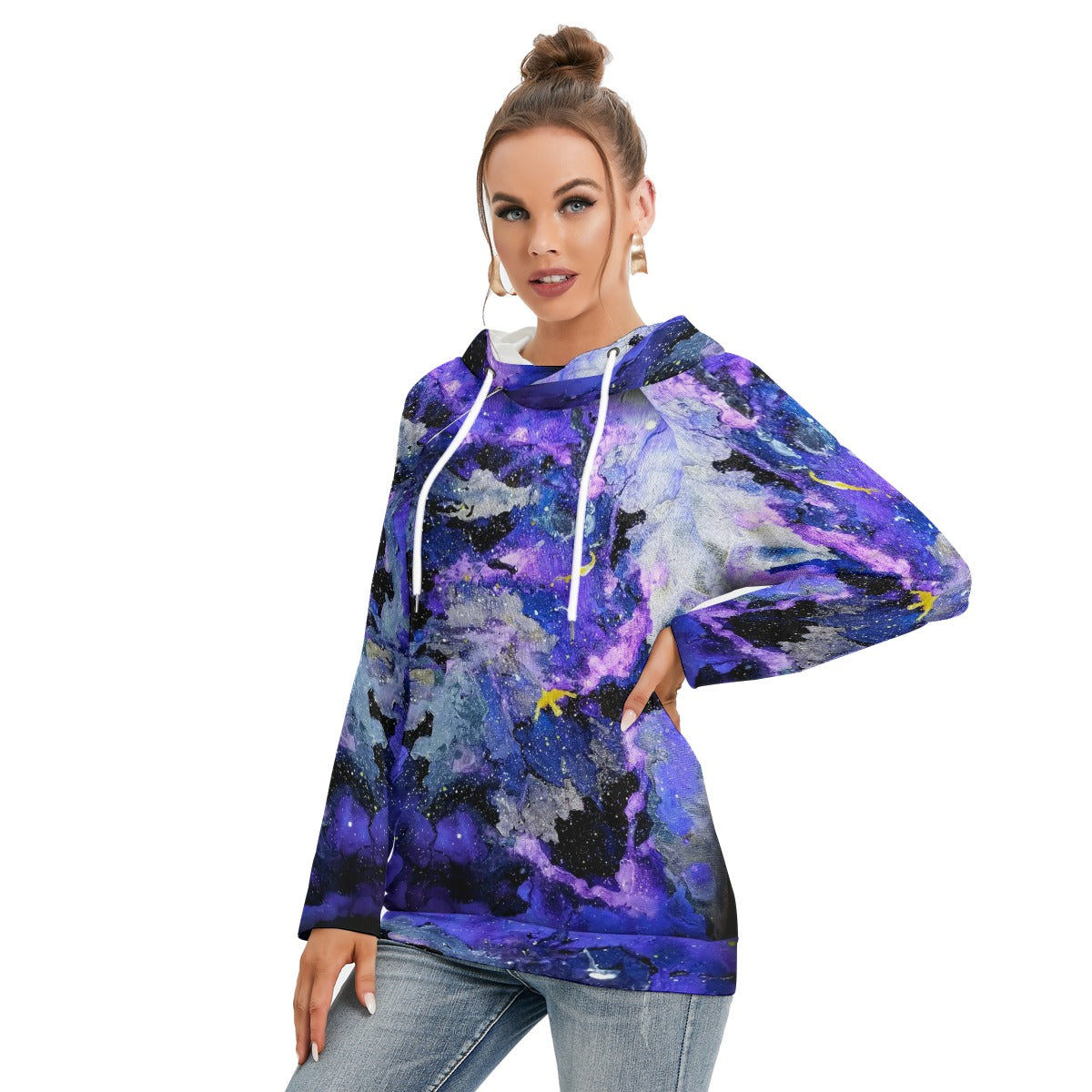 Fly High Women's Hoodie With Double Hood