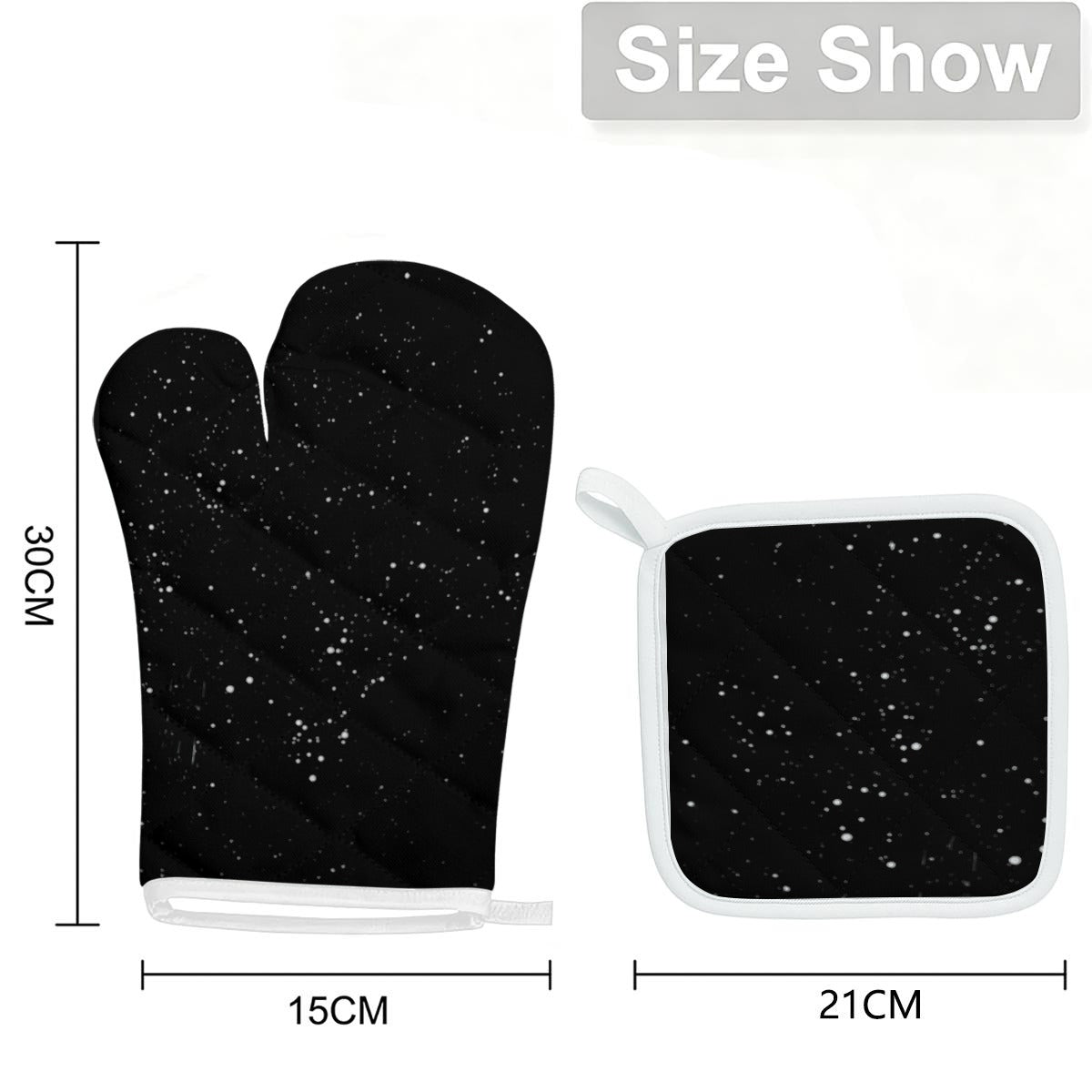 Night Sky Heat-Resistant Gloves And Pad Sets