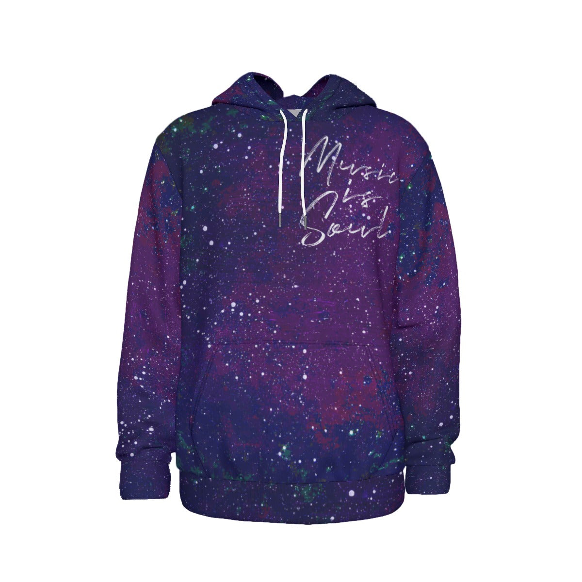 Music is Soul Men's Thicken Pullover Hoodie With Inner Hood(TALL)