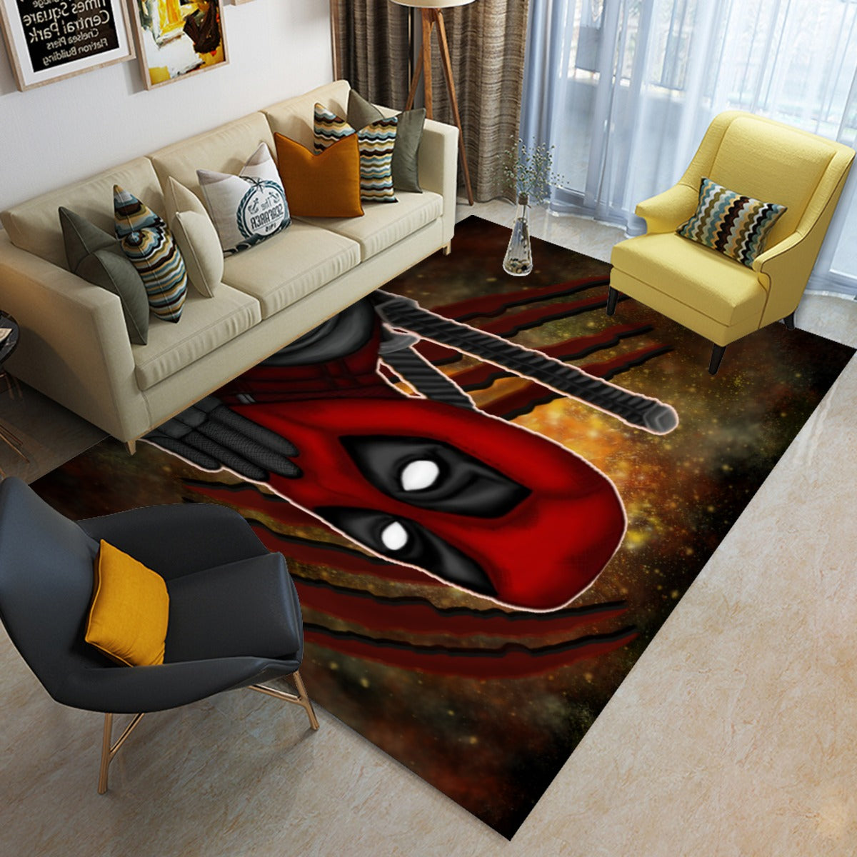 Deadpool/Wolverine Foldable Rectangular Floor Mat