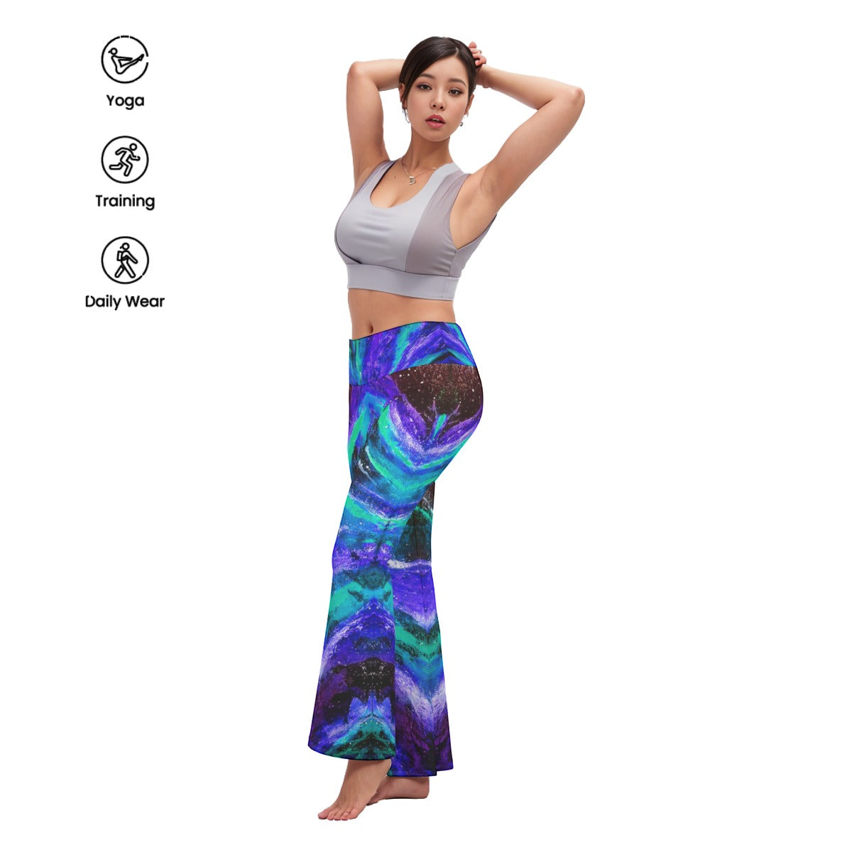 Black Hole Women's Flare Yoga Pants