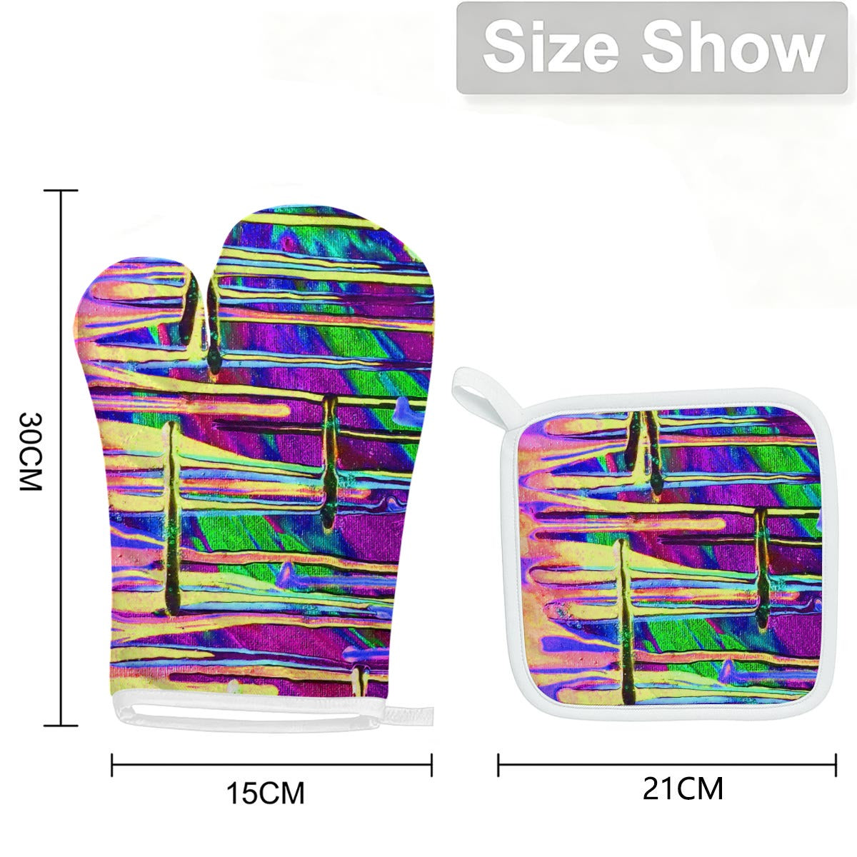 Drip Heat-Resistant Gloves And Pad Sets