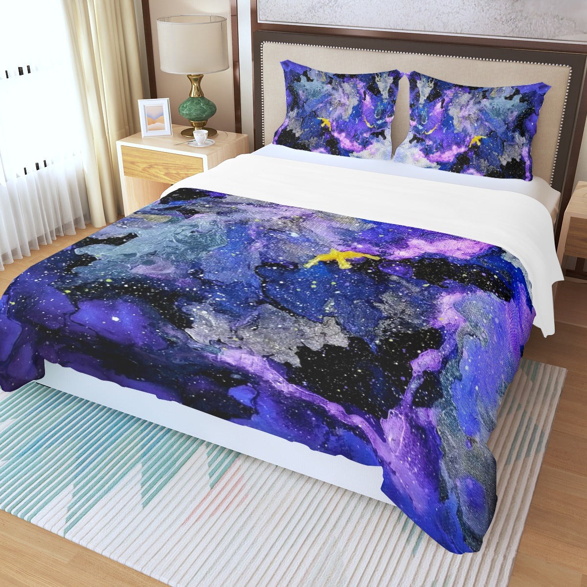 Fly High Three Piece Duvet Cover Set