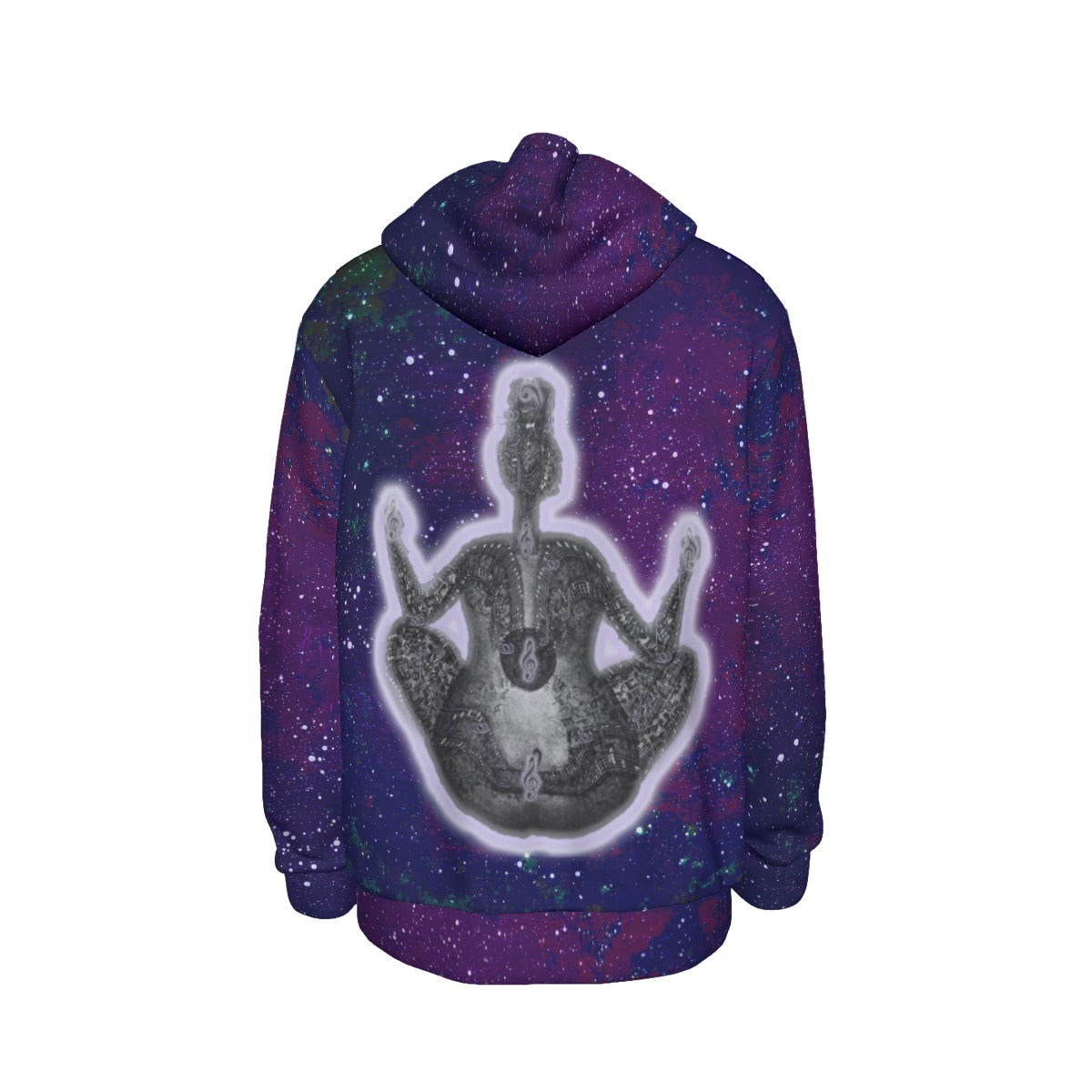 Music is Soul Men's Thicken Pullover Hoodie With Inner Hood(TALL)