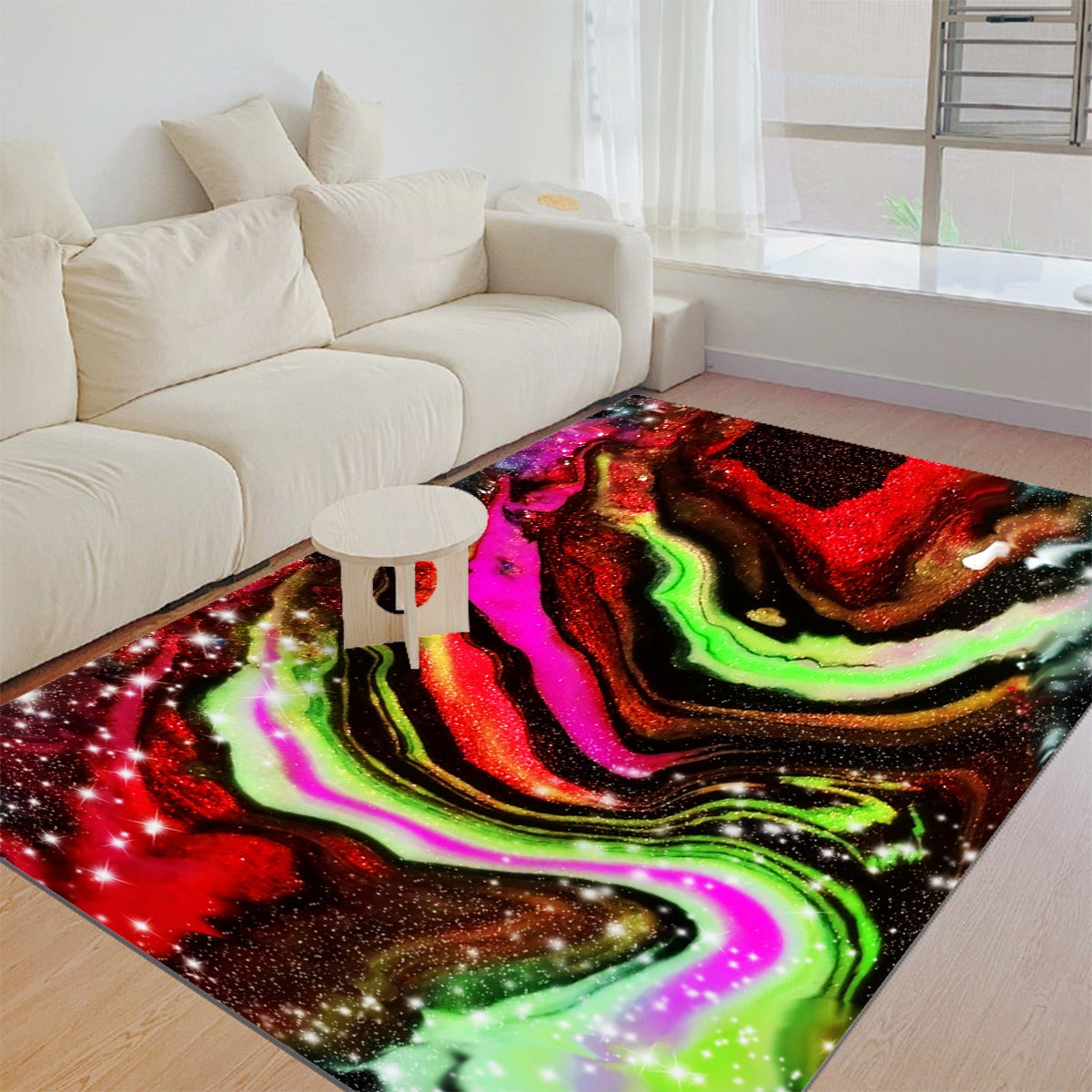 Galactic Beauty Foldable Rectangular Thickened Floor Mat