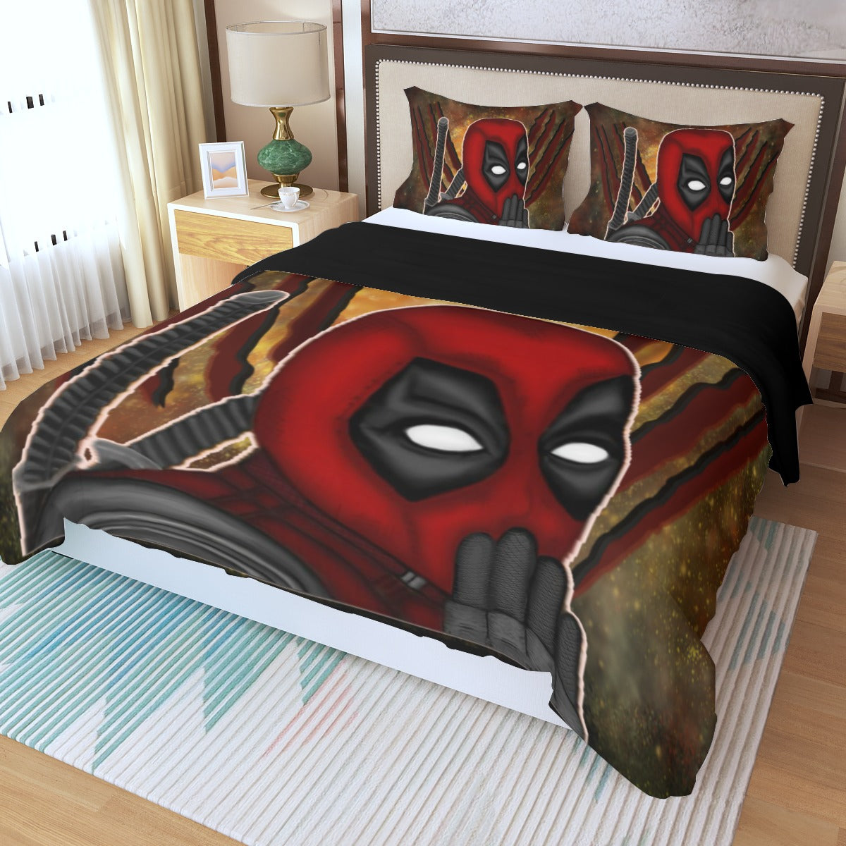 Deadpool/Wolverine Three Piece Duvet Cover Set