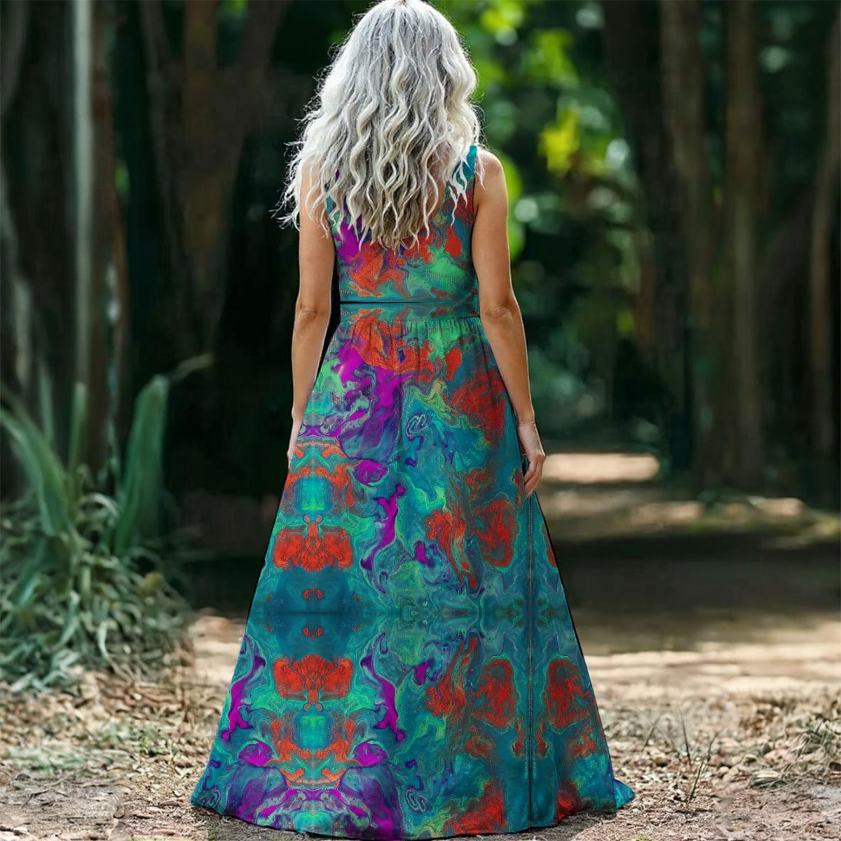 Paradise Women’s Sleeveless Maxi Dress