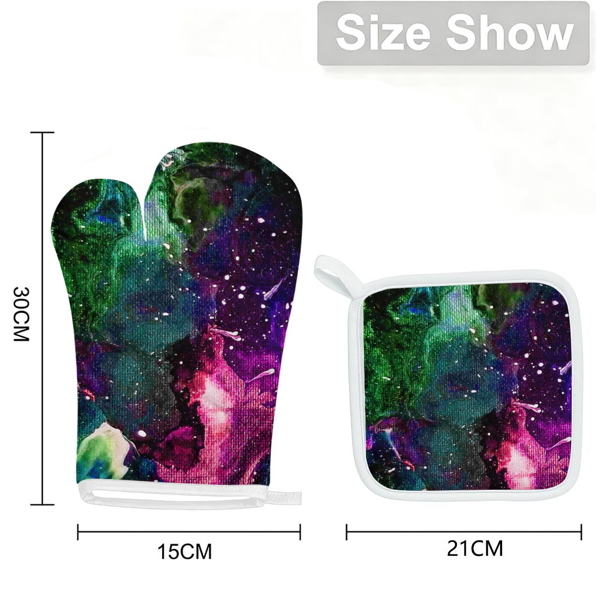 Galactic Clouds Heat-Resistant Gloves And Pad Sets