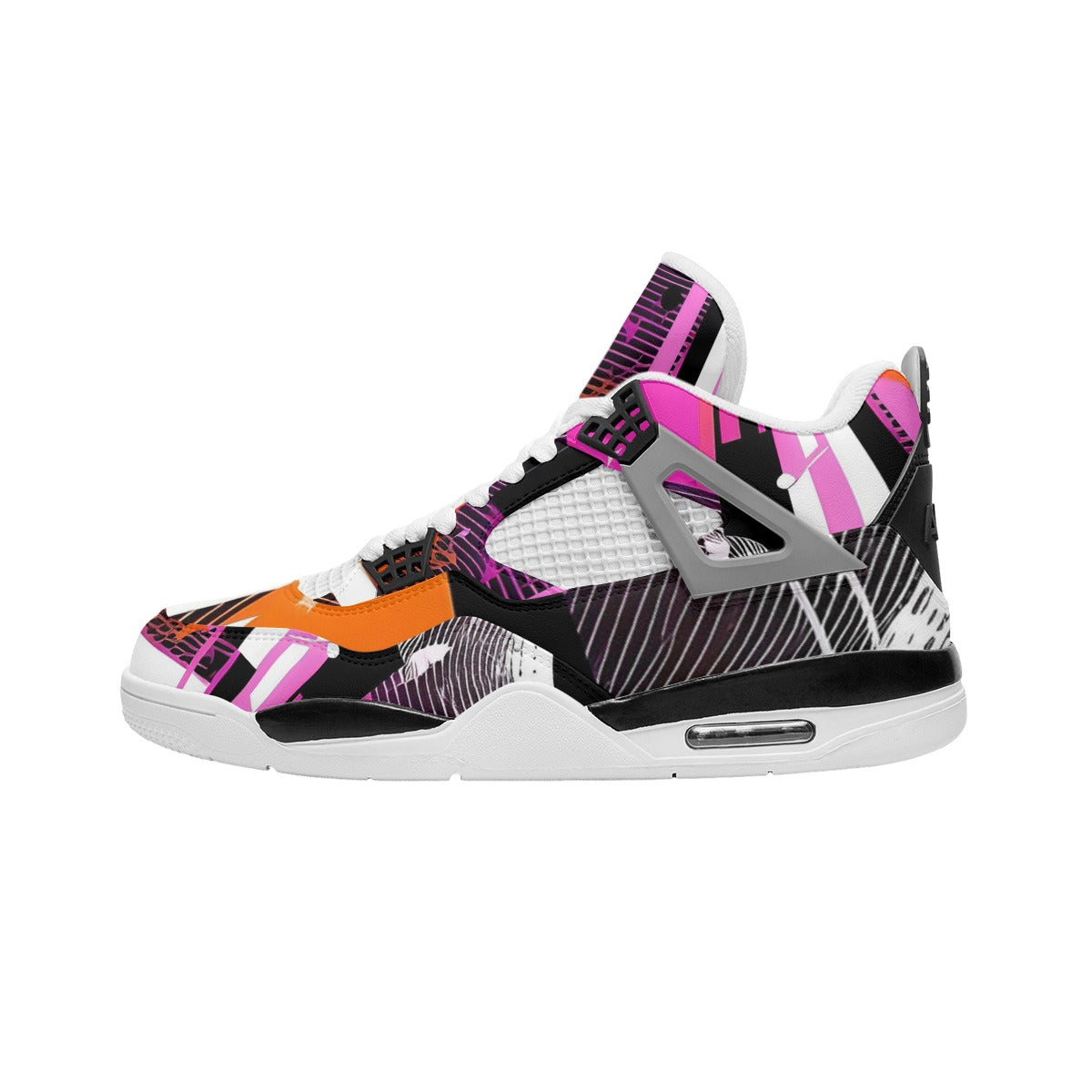 Abstract Music Men's Air Cushion Basketball Shoes