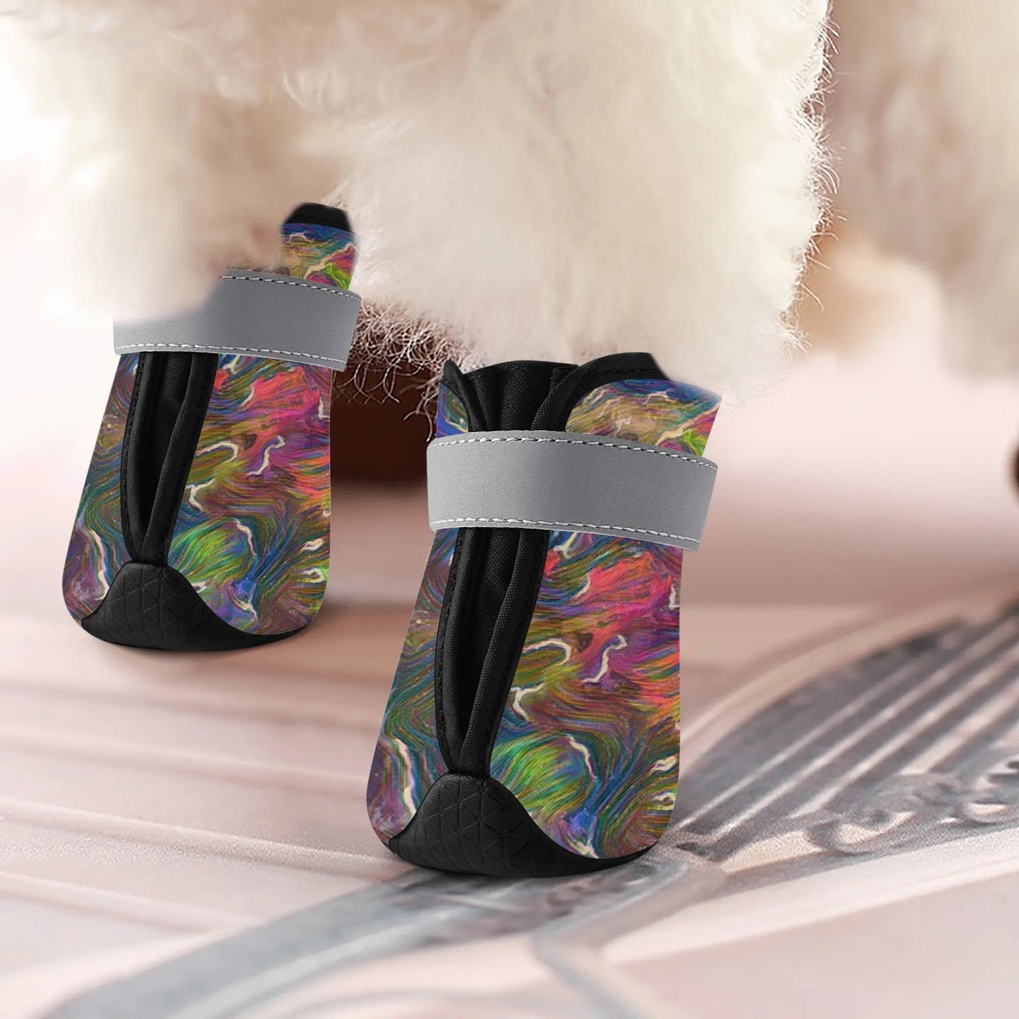 Galactic Explosion Non Slip Dog Socks