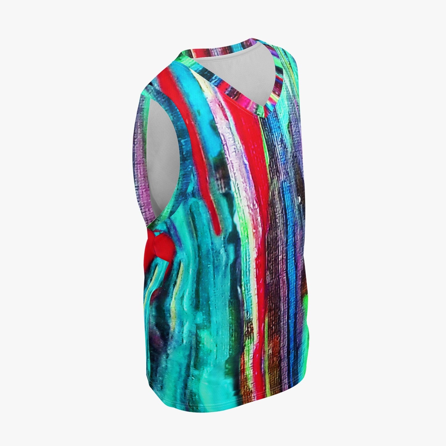 Rainbow Drip Basketball Jersey Set