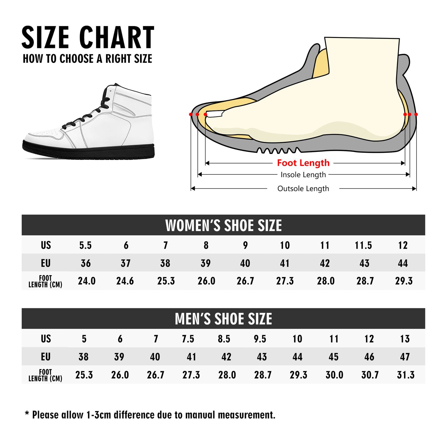 Galactic Fire Mens High Top Leather Sneakers