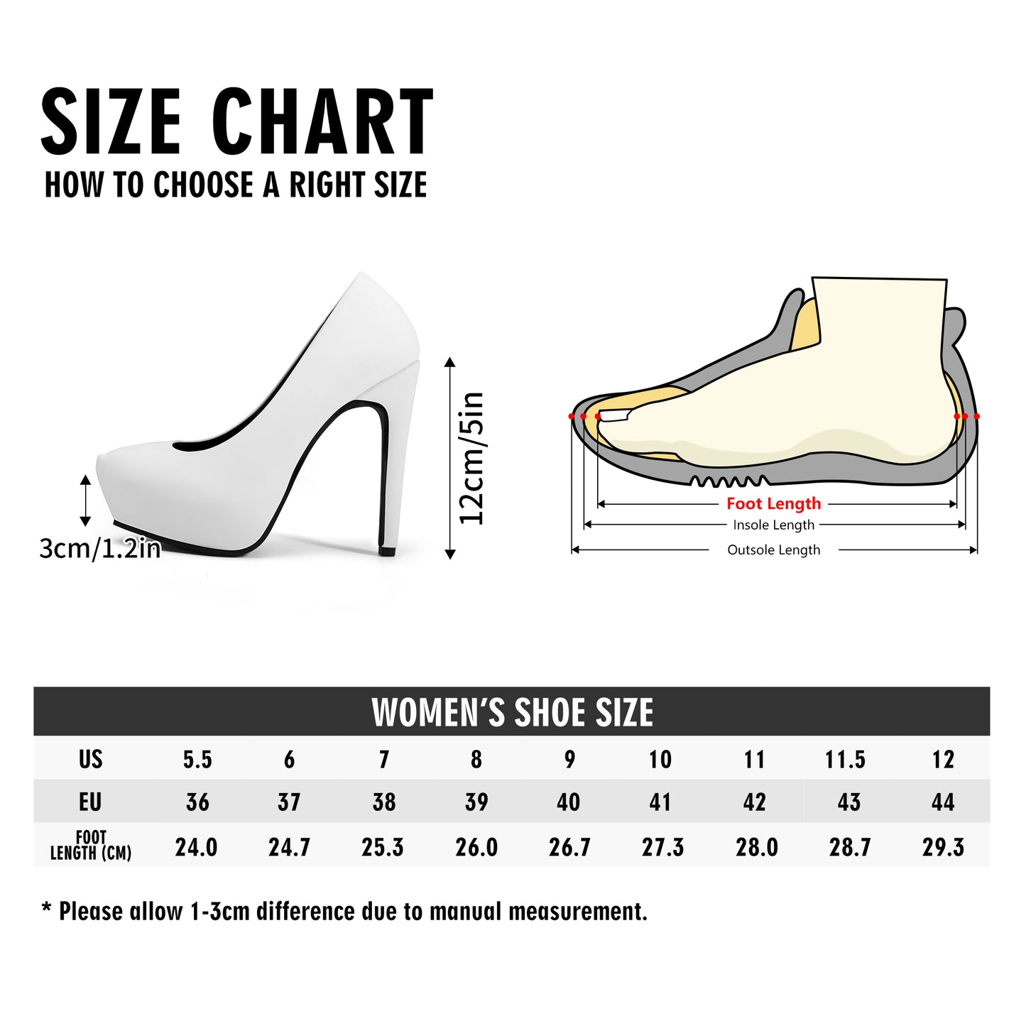 Drip Women Platform Pumps 5 Inch High Heels