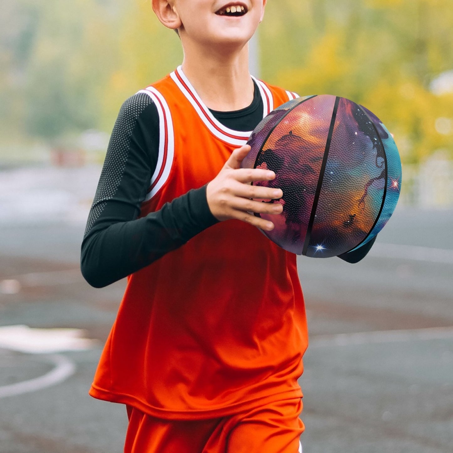 Nebula Basketball - Eight Panel Printed
