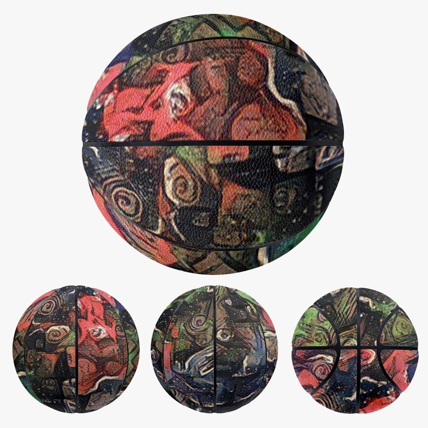 Space Storm Basketball - Eight - Panel Printed