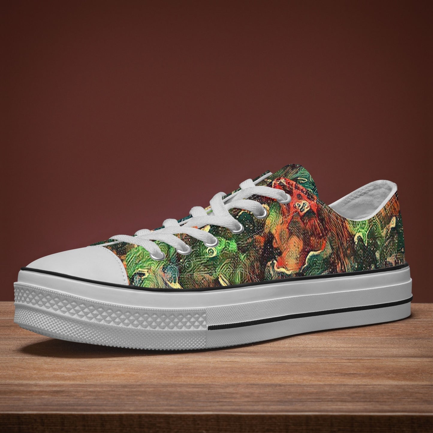 Space Storm Low Canvas Shoes-White sole