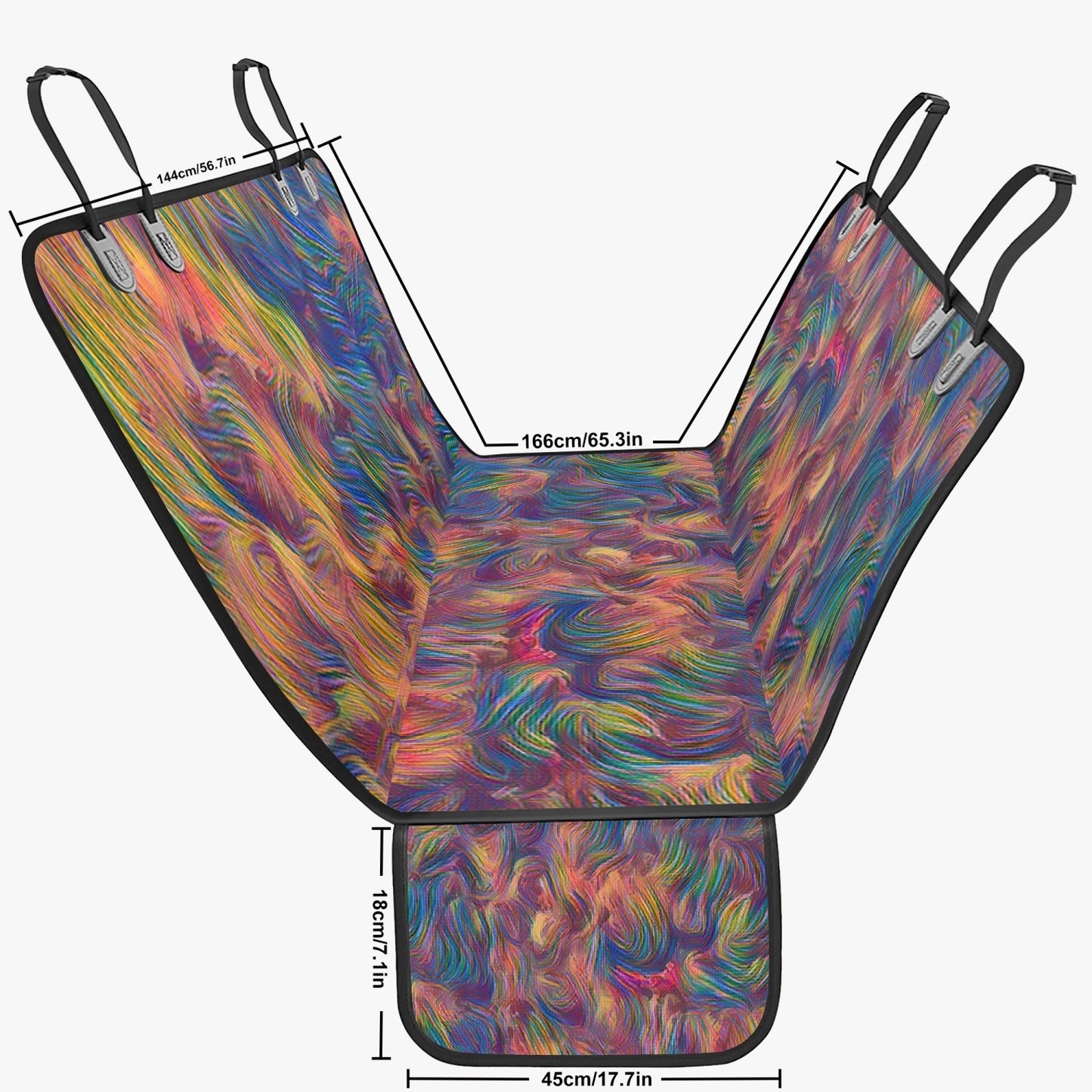 Colorful Whispers Pet Seat Covers