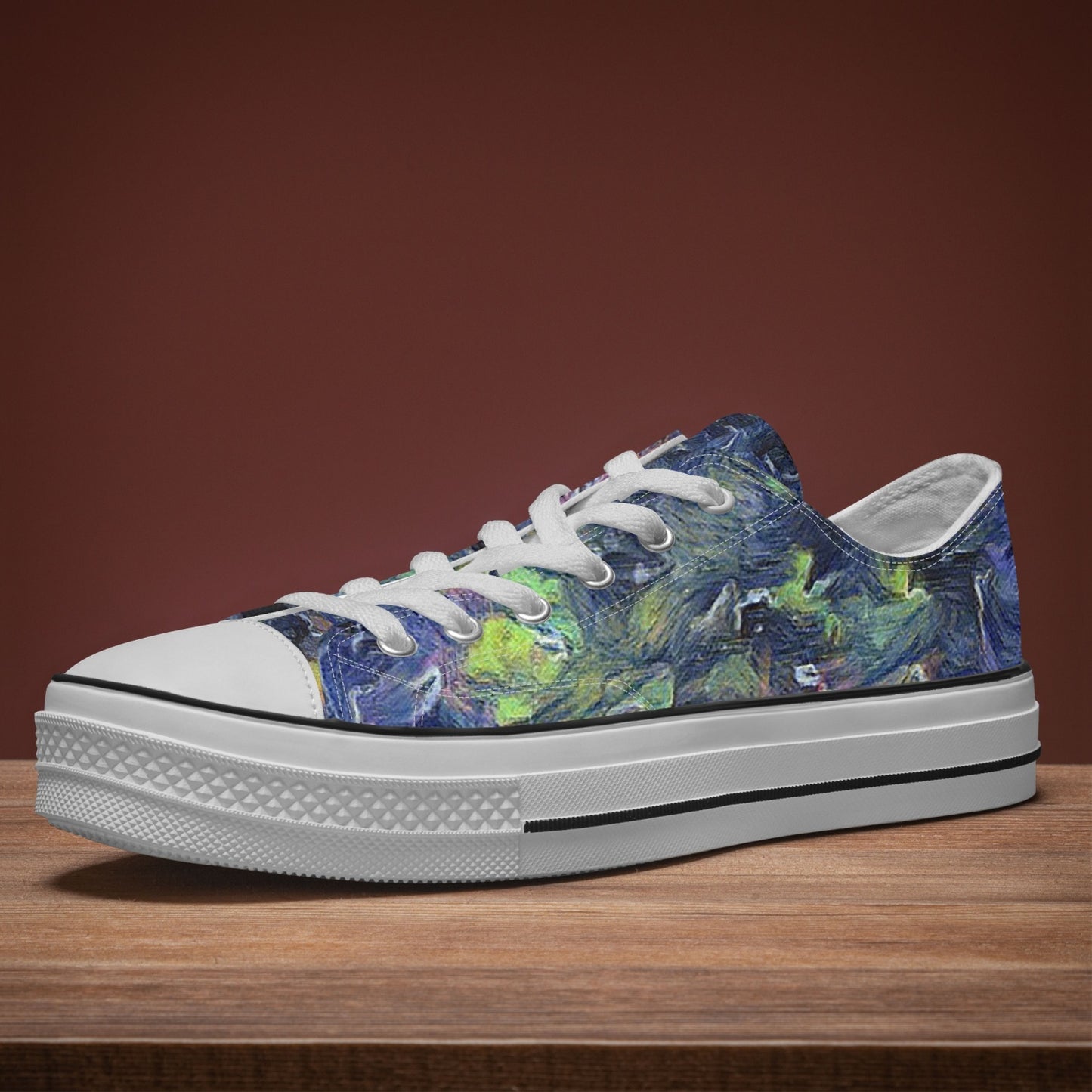 Space Storm Low Canvas Shoes-White sole