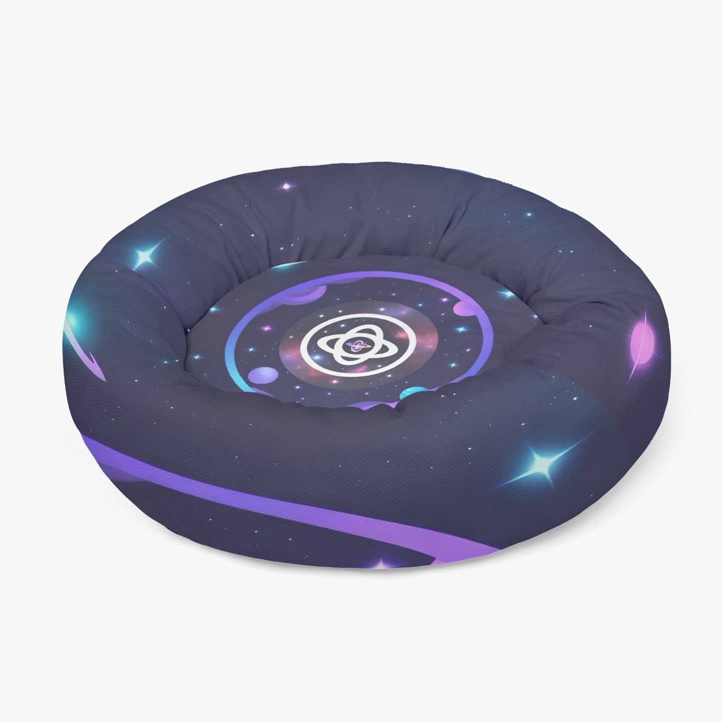 Space Force Round Small Size Pet Bed