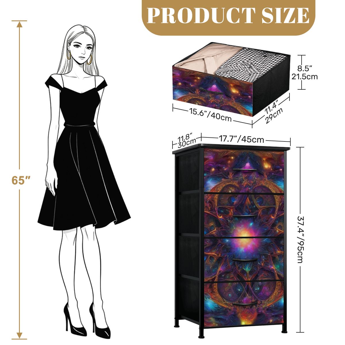 Ascension 4 Drawer Dresser