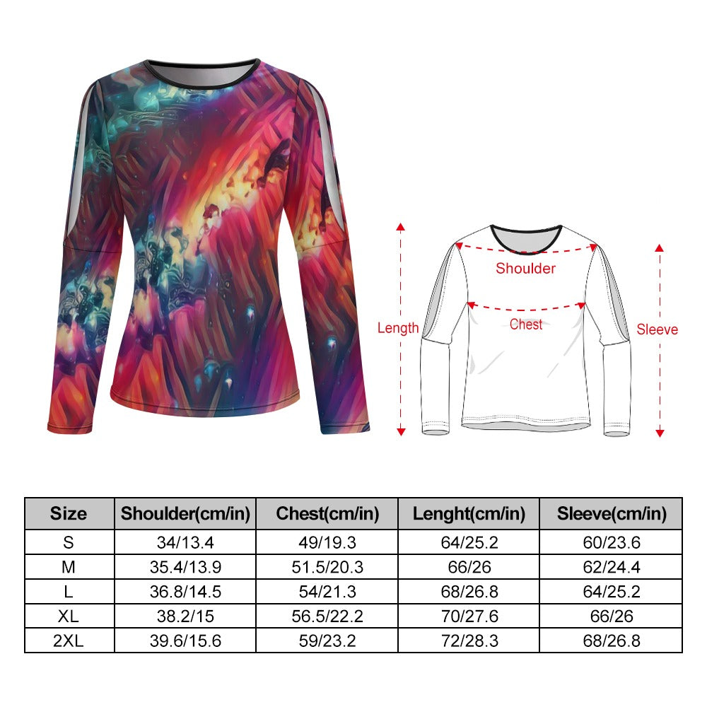 Stary Night Women's Off Shoulder T-Shirt