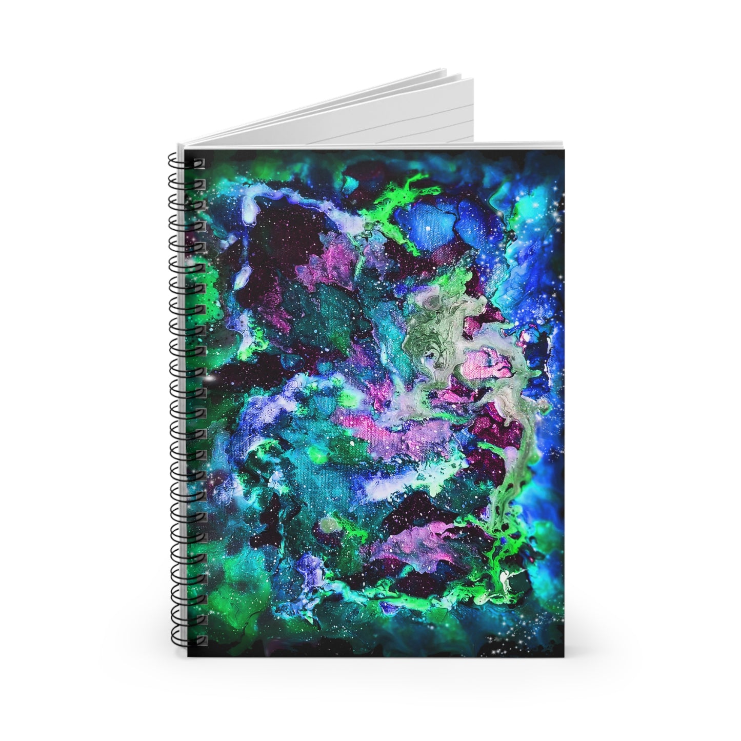 Galaxy Spiral Notebook - Ruled Line