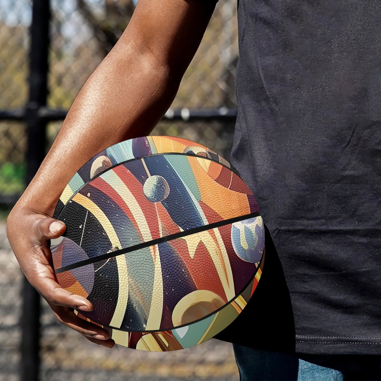 Space Force Basketball - Eight Panel Printed