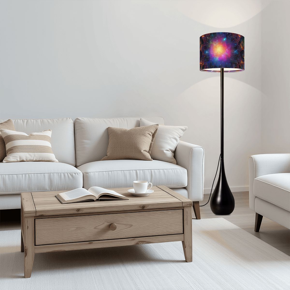 Ascension Teardrop Shaped Floor Lamp