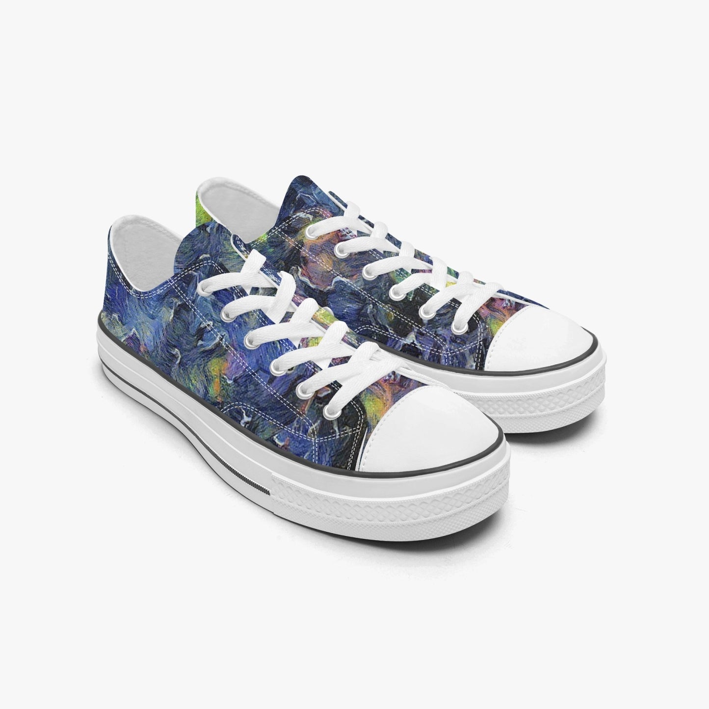 Space Storm Low Canvas Shoes-White sole