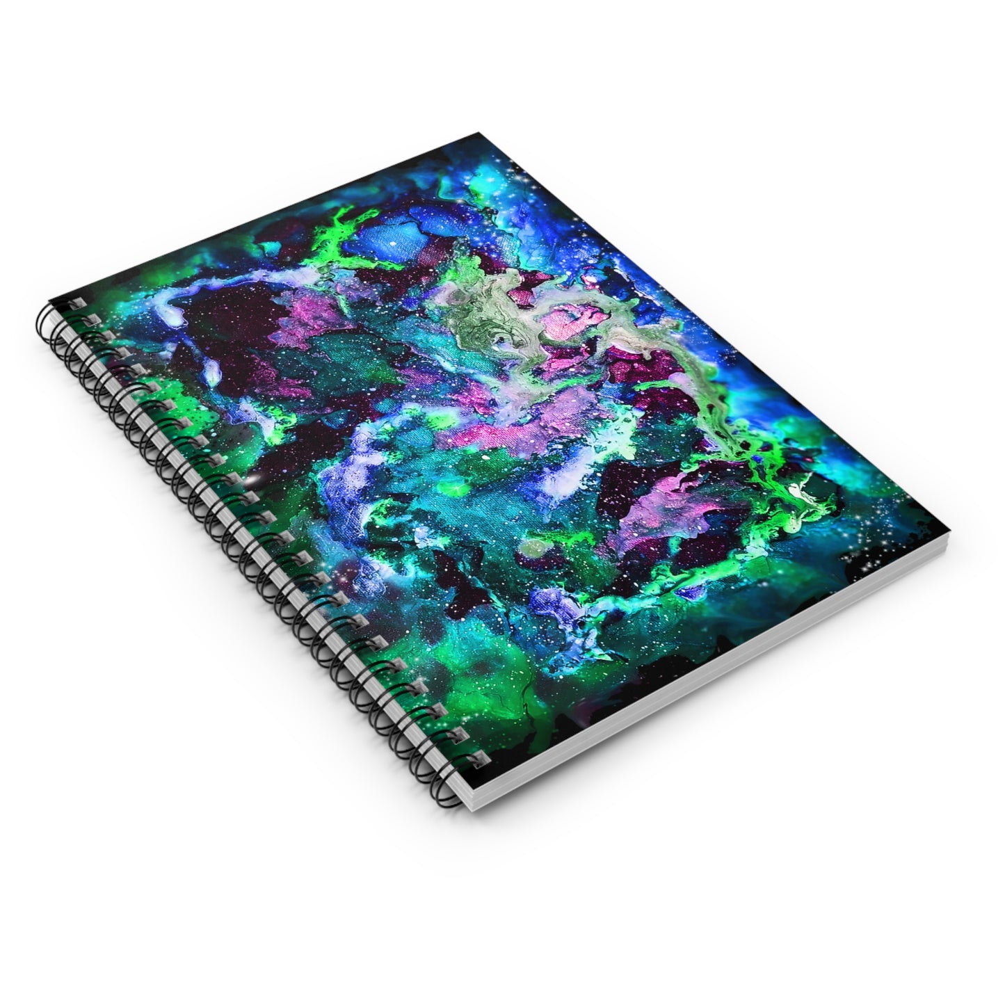 Galaxy Spiral Notebook - Ruled Line