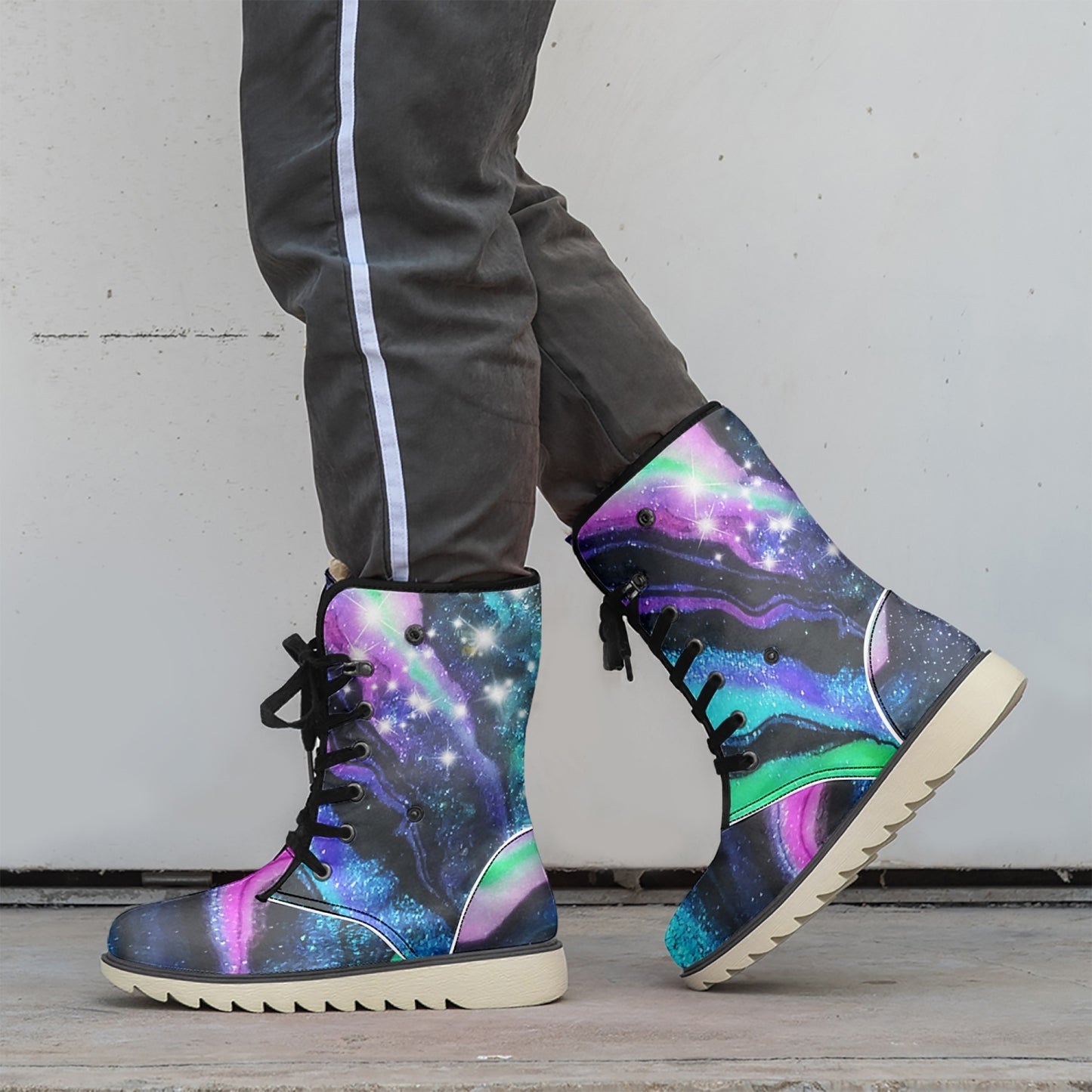 Galactic Beauty Cotton-pad Fur Lining Boots