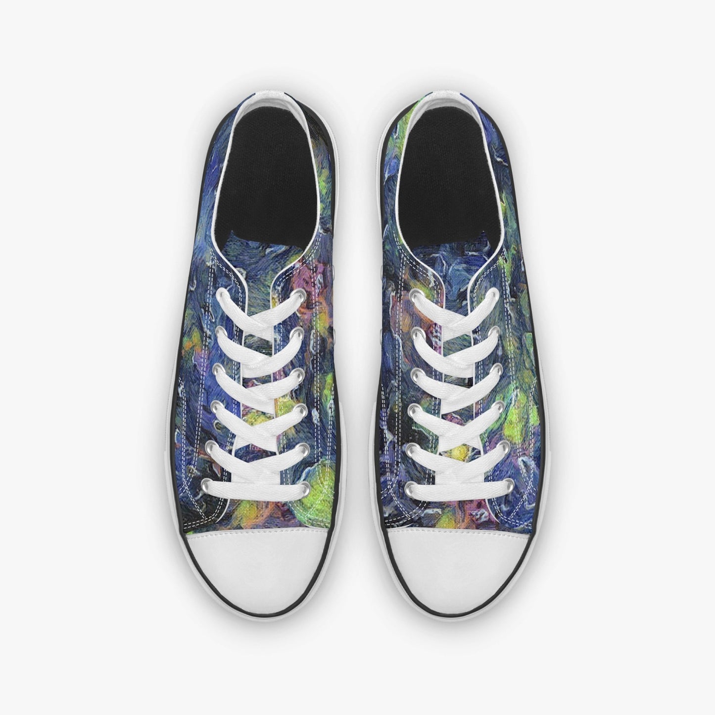 Space Storm Low Canvas Shoes-White sole