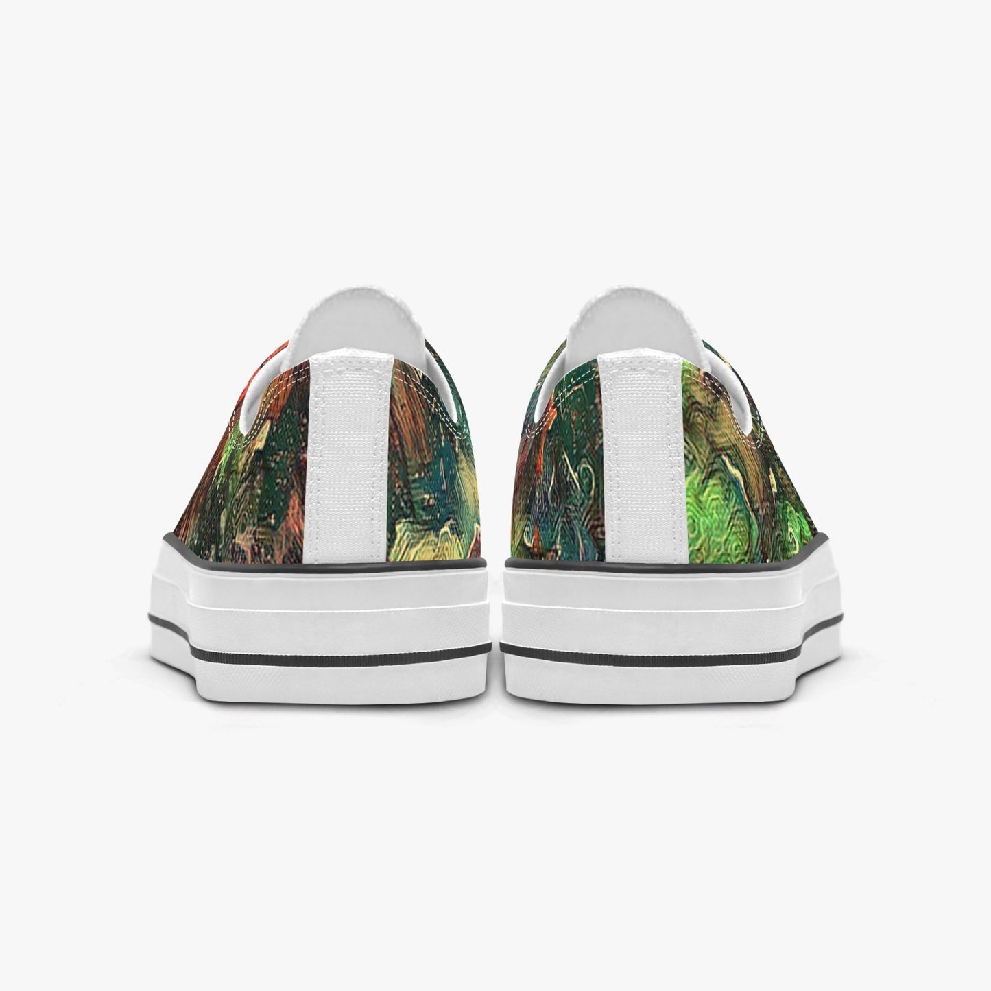 Space Storm Low Canvas Shoes-White sole