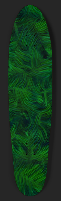 Glow in the Dark Funky WhispersCustom Longboard