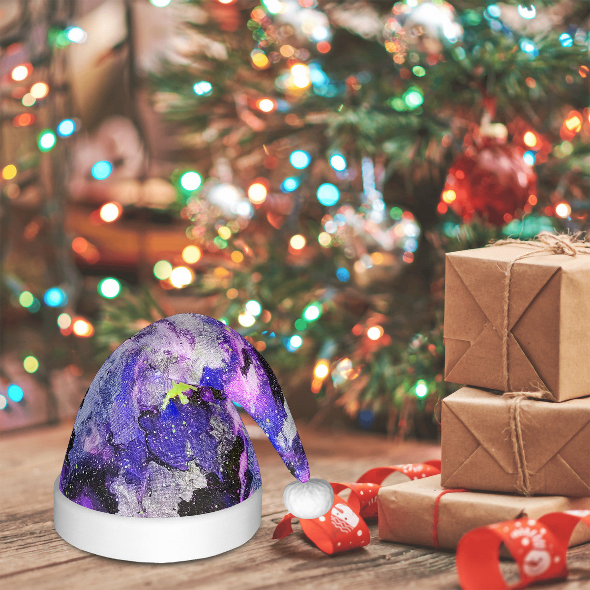 Fly High Adult Glowing Plush Christmas Hat